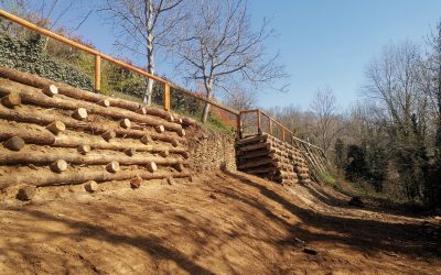 Realizzazione di scogliere e opere di ingegneria naturalistica a Dronero
